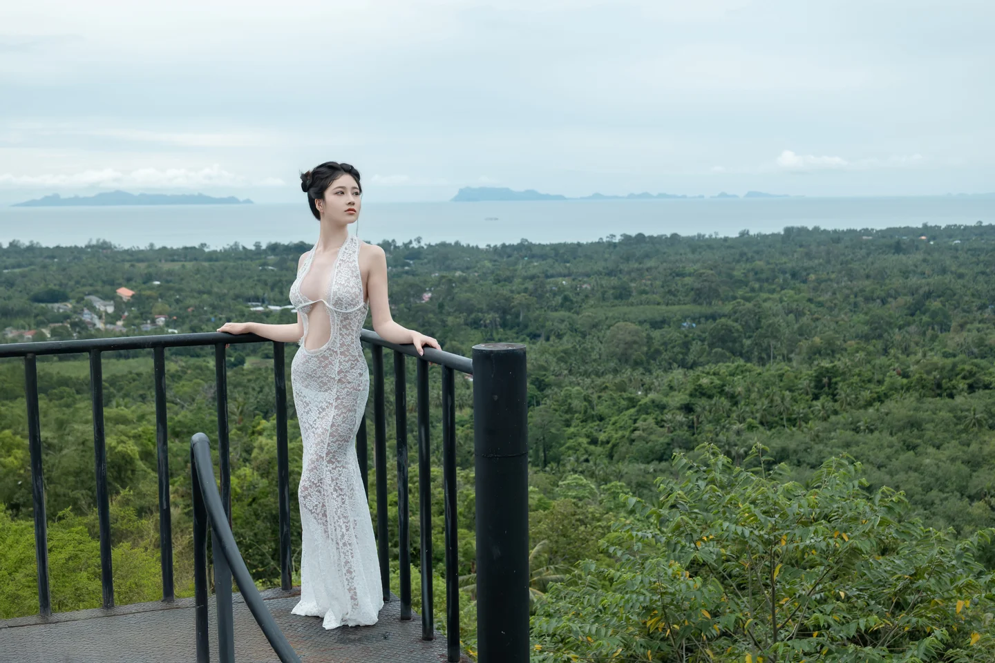 年年 - 白色连衣裙 [73P-314MB] tg@simisebaisi 【丝足阁】017.webp